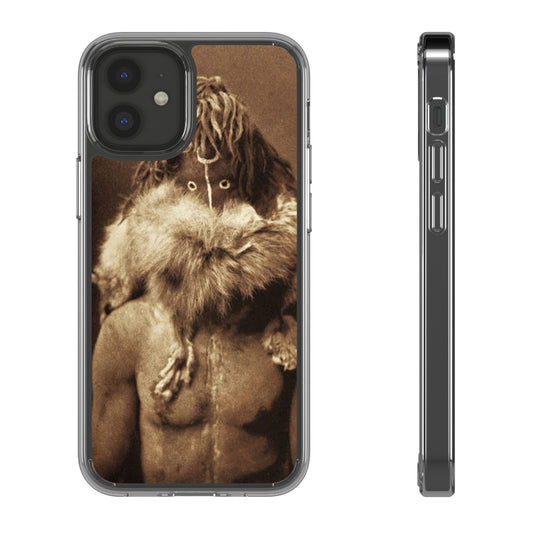 Yei Vintage Art Phone Case, Clear Case, Unique Gift for Art Lovers, Bohemian Style, Customizable Phone Cover, Trendy Accessories