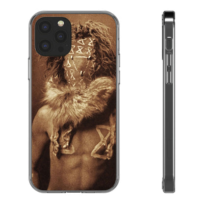 Yei Artistic Clear Phone Case for Unique Expression, Phone Accessories, Nature Lovers, Boho Style, Gift for Him/Her