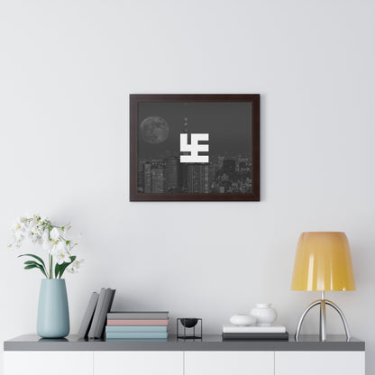 Swasticoin Urban Nightscape Framed Poster | Modern Wall Art for Home Decor, Gift for Art Lovers, Minimalist Design, Office Wall Art, Black and [...]