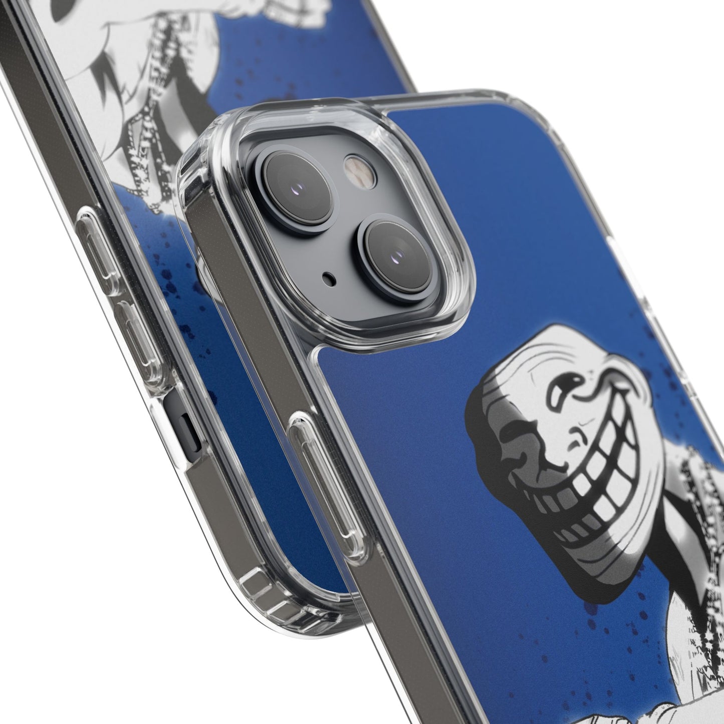 TROLL Clear Cases with Bold Graphic Design, Awesome Phone Accessories, Unique Gifts, Cartoon Phone Covers, Trendy Tech Gear