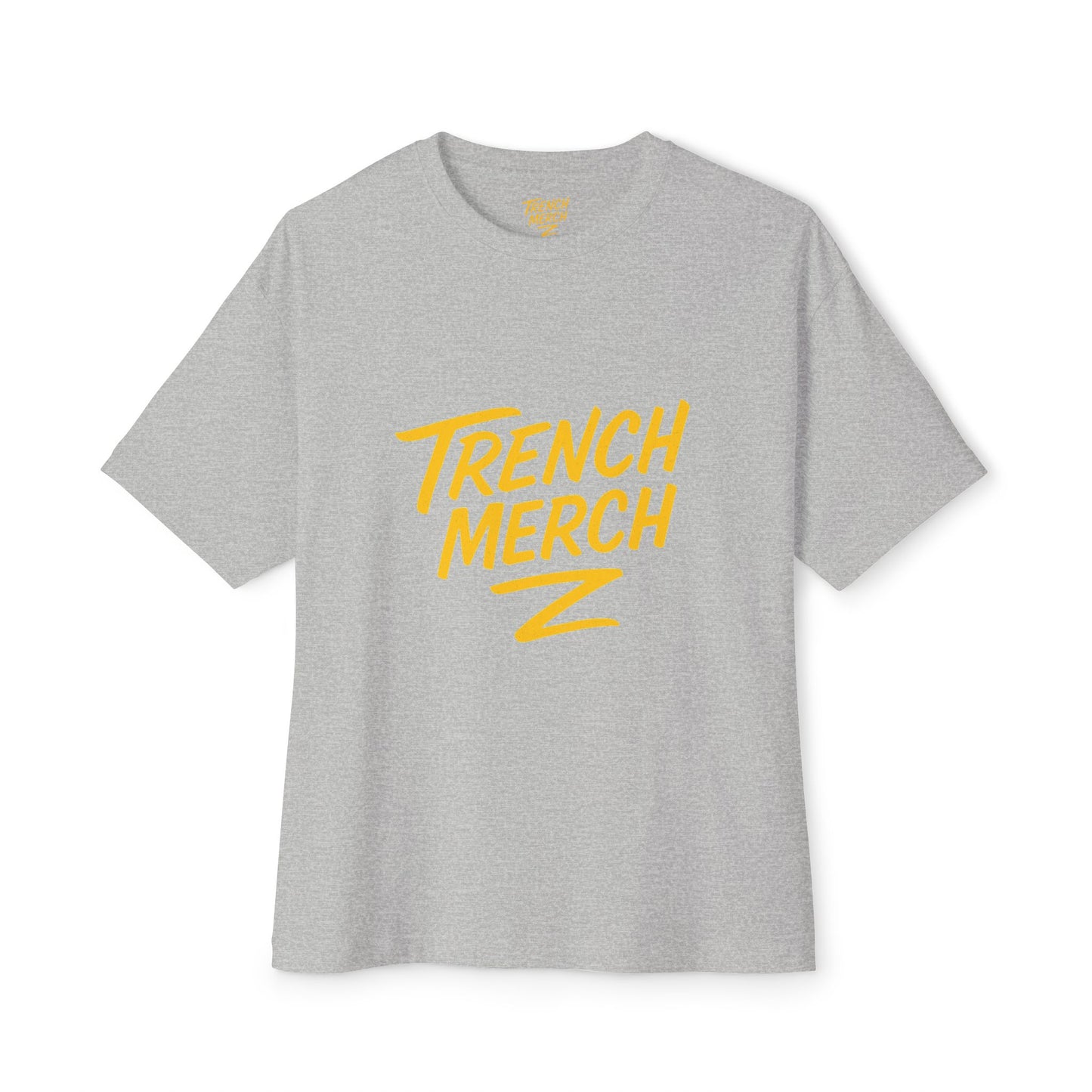 Trench Merch Unisex Oversized Boxy Tee | Casual Graphic T-Shirt for Everyday Style, Gifts for Friends, Summer Comfort, Streetwear Fashion