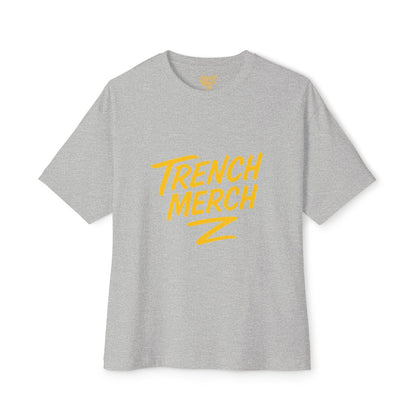 Trench Merch Unisex Oversized Boxy Tee | Casual Graphic T-Shirt for Everyday Style, Gifts for Friends, Summer Comfort, Streetwear Fashion