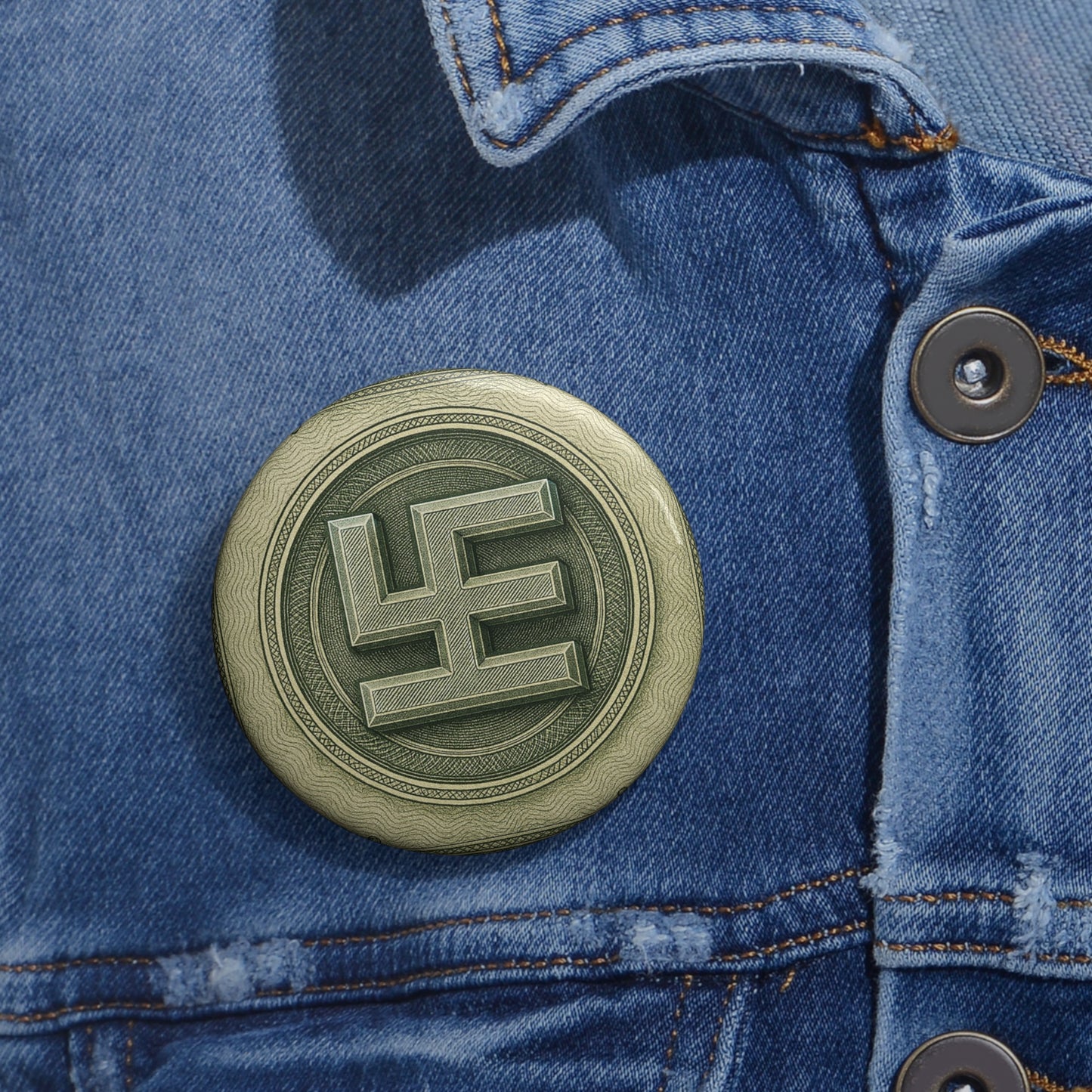 Swasticoin Custom Pin Buttons - Personalized Flair for Jackets, Bags, Gifts, Party Favors, Collectibles