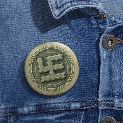 Swasticoin Custom Pin Buttons - Personalized Flair for Jackets, Bags, Gifts, Party Favors, Collectibles