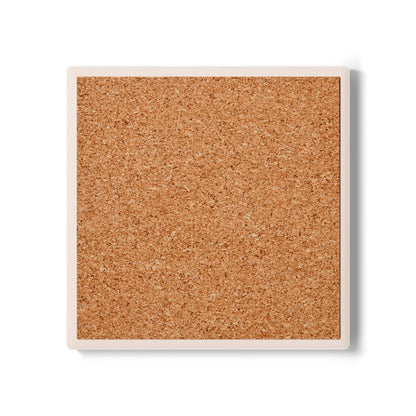 4NBT Modern Ceramic Coaster - Minimalist Design, Great for Home Decor, Gift Idea for Friends, Holiday Celebration, Unique Drinkware