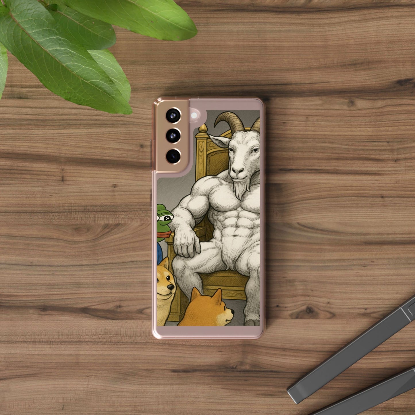 Whimsical Clear Phone Cases with Goat Design - Perfect Gift for Animal Lovers, Unique Phone Accessories, Fun Cell Phone Cases, Quirky [...]