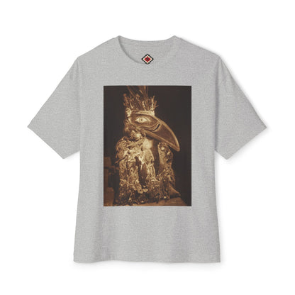 Yei Artistic Oversized Boxy Tee - Unique Graphic Tee, Statement Shirt, Casual Wear, Gift for Art Lovers, Trendy Streetwear