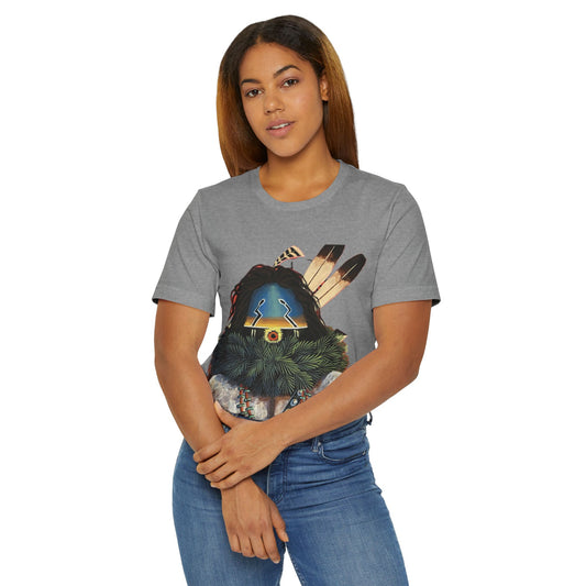 Yei Graphic T-Shirt, Unisex Tee, Festival Wear, Unique Gift, Nature Inspired, Artistic Apparel