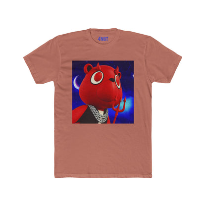 4NBT Red Bear Graphic Tee - Fun Unisex Cotton Crew Tee, Casual Wear, Gamer Shirt, Unique Gift, Streetwear Style