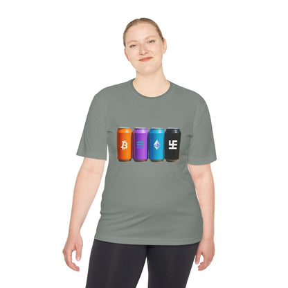 Swasticoin/Crypto Cans Unisex Moisture Wicking Tee, Perfect for Gamers, Crypto Enthusiasts, Gift for Tech Lovers, Casual Wear, Sports Shirt