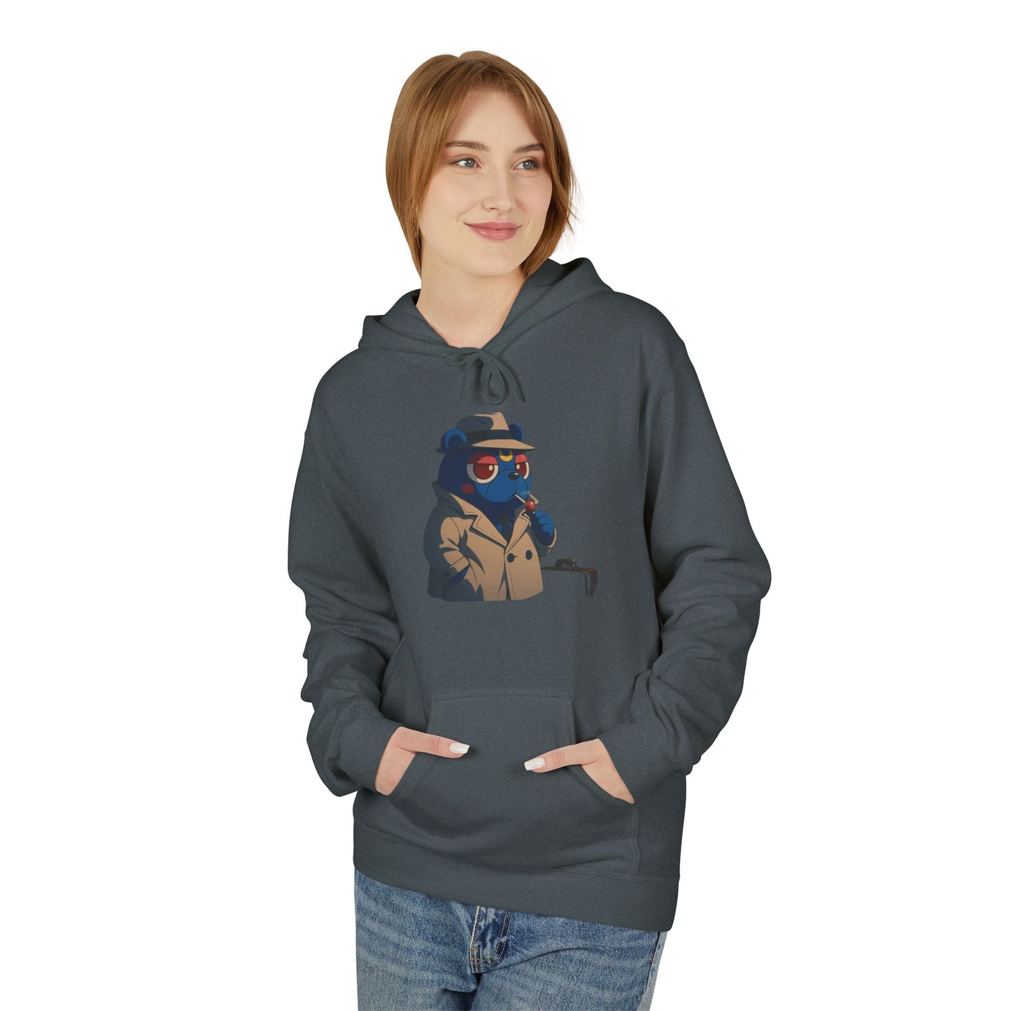 4NBT Fleece Hoodie with Fun Graphic, Cool Streetwear, Unisex Apparel, Unique Gift for Gamers, Trendy Layering Piece