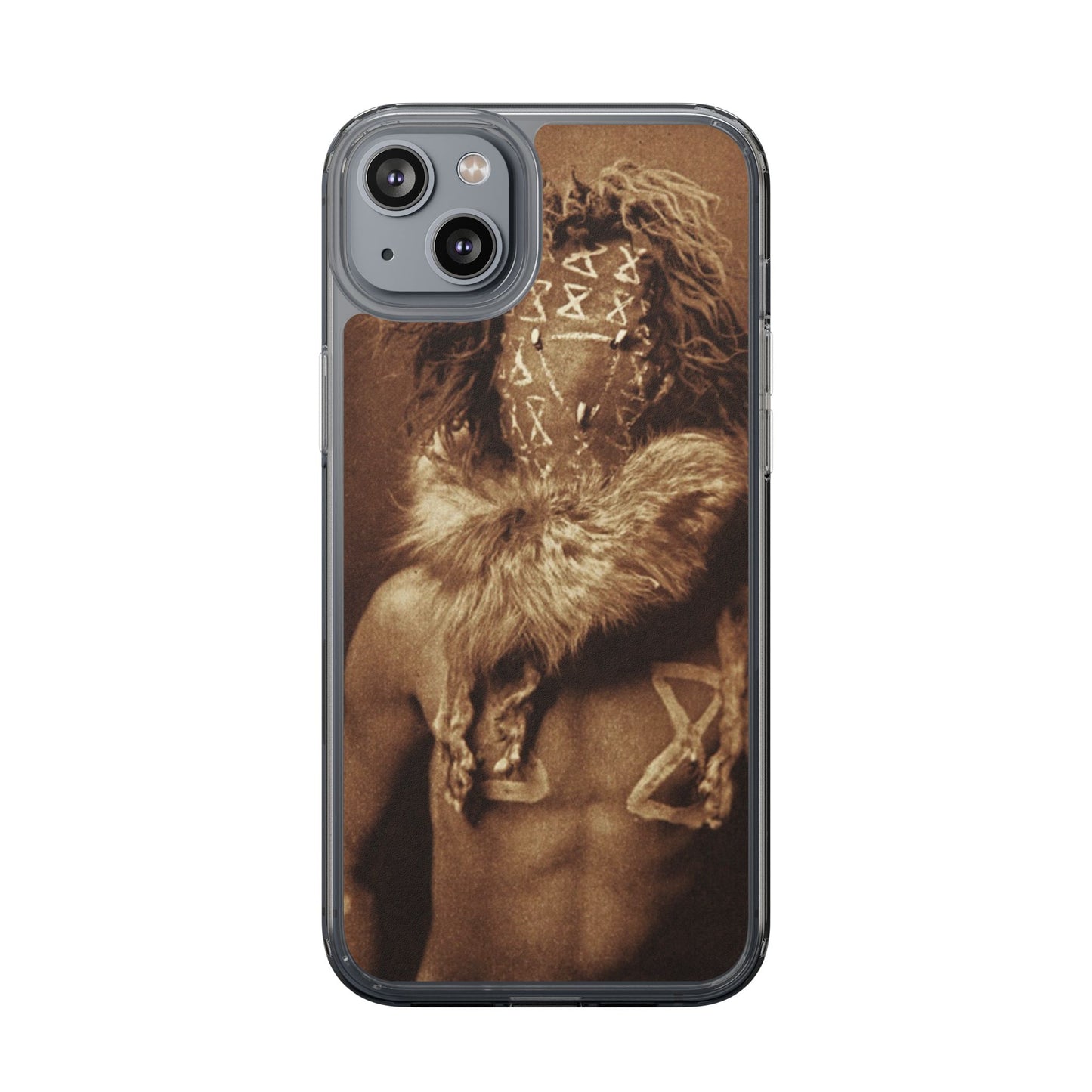 Yei Artistic Clear Phone Case for Unique Expression, Phone Accessories, Nature Lovers, Boho Style, Gift for Him/Her