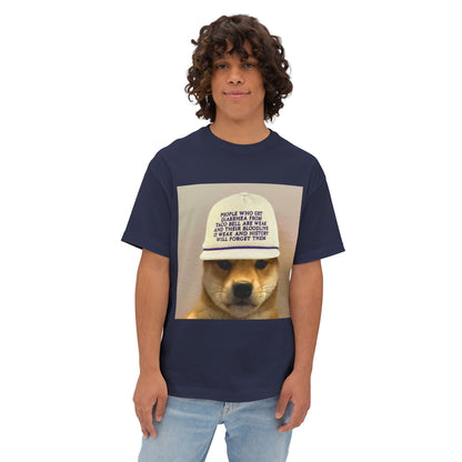 WIF Humorous Dog-Themed Oversized Tee, Casual Graphic Shirt, Gift for Pet Lovers, Funny T-Shirt, Unisex Boxy Tee
