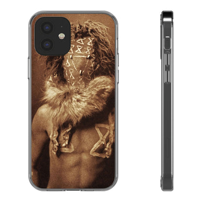 Yei Artistic Clear Phone Case for Unique Expression, Phone Accessories, Nature Lovers, Boho Style, Gift for Him/Her