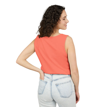 Unisex Garment-Dyed Tank Top with 4NBT Design, Summer Apparel, Casual Wear, Gift for Friends, Individual Expression Top
