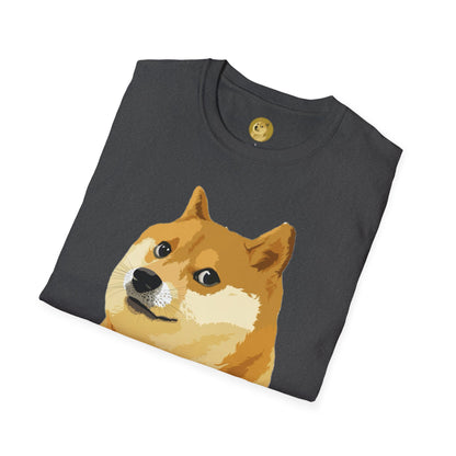 Doge Lover Unisex T-Shirt, Funny Pet Tee, Cute Graphic Tee, Casual Wear, Gift for Dog Owners, Birthday Gift, Relaxed Fit