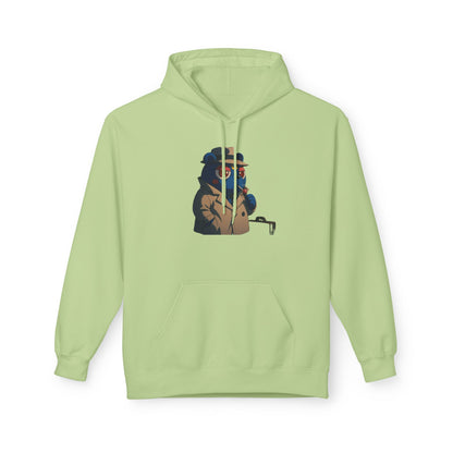 4NBT Fleece Hoodie with Fun Graphic, Cool Streetwear, Unisex Apparel, Unique Gift for Gamers, Trendy Layering Piece