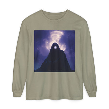 Swasticoin Mystical Mountain Long Sleeve T-Shirt | Unisex Graphic Tee, Trendy Layering Top, Casual Wear, Perfect Gift for Adventurers