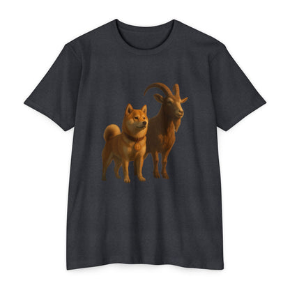 GOAT T-Shirt, Unisex T-Shirt, Pet Lover Gift, Animal-Themed Apparel, Fun Casual Wear, Unique Graphic Tee