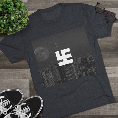 Swasticoin Urban Skyline Graphic Tee, Vintage City Aesthetic Shirt, Unisex Tri-Blend Crew Tee for Casual Style, Perfect Gift for City Lovers, [...]