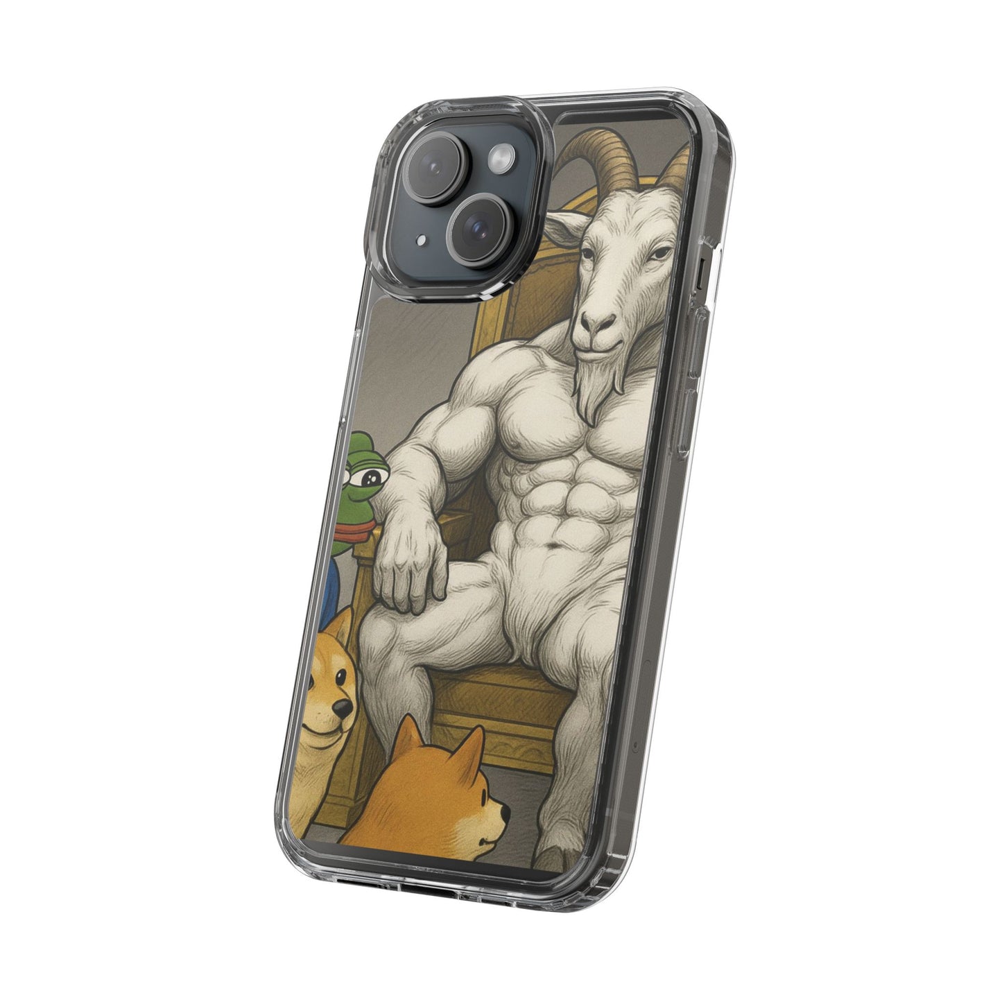 Whimsical Clear Phone Cases with Goat Design - Perfect Gift for Animal Lovers, Unique Phone Accessories, Fun Cell Phone Cases, Quirky [...]