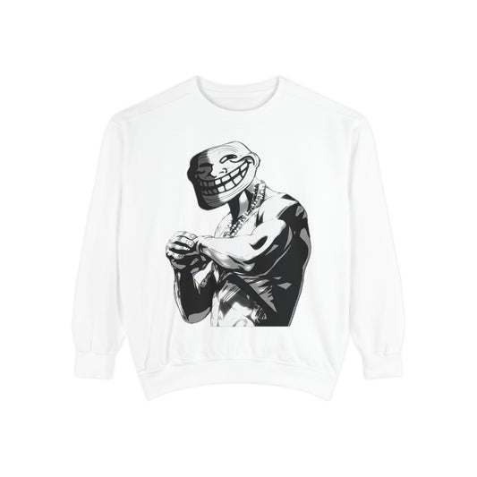 TROLL Stylish Unisex Sweatshirt with Playful Graphic, Trendy Streetwear, Cozy and Casual, Perfect Gift for Any Occasion, Unique Art Design