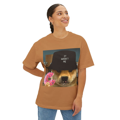 WIF Boxy Tee, Unisex Oversized T-Shirt, Gift for Dog Lovers, Cute Pet Apparel, Casual Everyday Wear, Funny Graphic Tee