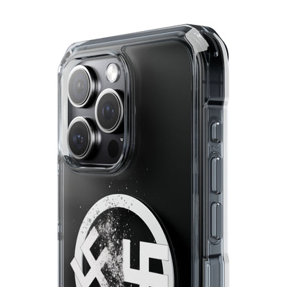 Swasticoin Magnetic Clear Phone Case, Stylish Protective Case for iPhones, Durable and Trendy Phone Cover, Perfect Gift for Tech Lovers, Modern Design