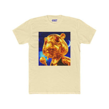 4NBT Golden Bear Unisex Crew Tee, Funky Graphic T-Shirt, Casual Streetwear, Unique Gift, Art Tee for Animal Lovers