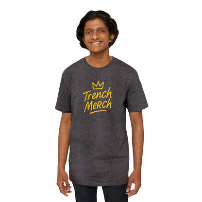 Trench Merch Crown Leopard Print Tee, Casual Statement Shirt, Urban Fashion Top, Gift for Him, Everyday Wear