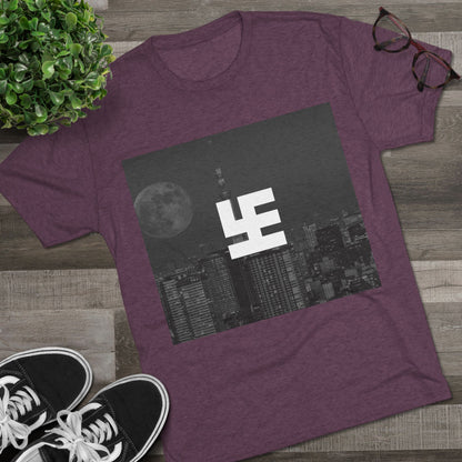 Swasticoin Urban Skyline Graphic Tee, Vintage City Aesthetic Shirt, Unisex Tri-Blend Crew Tee for Casual Style, Perfect Gift for City Lovers, [...]