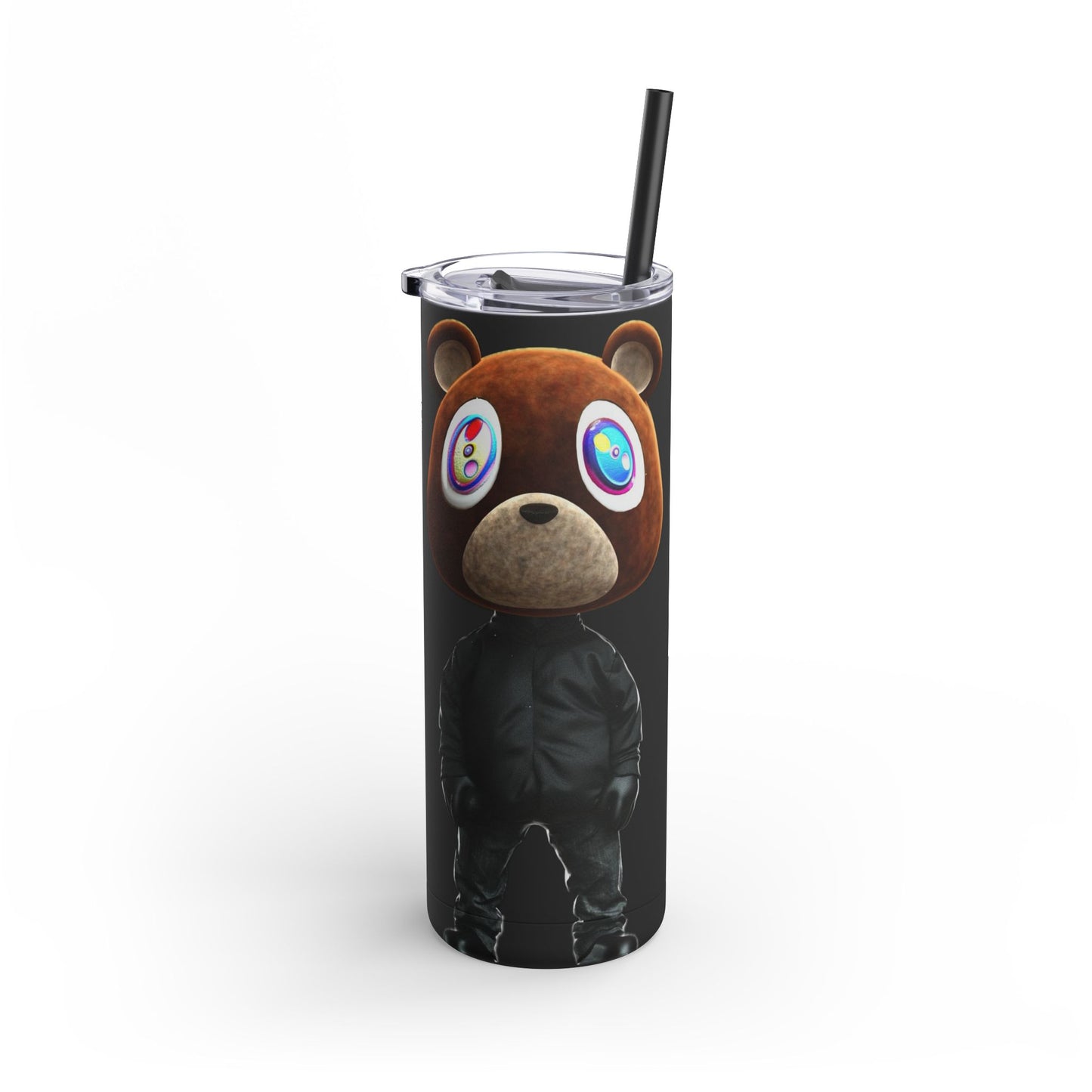 Ye Bear Tumbler, Cute Cartoon Drinkware, Funny Gift for Fans, Perfect for Birthdays & Holidays, 20oz Skinny Cup