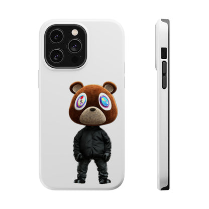 Ye Bear Character Magnetic Phone Cases, Fun Gift, Unique Phone Accessory, Trendy Tech, Personalized Style, Everyday Use