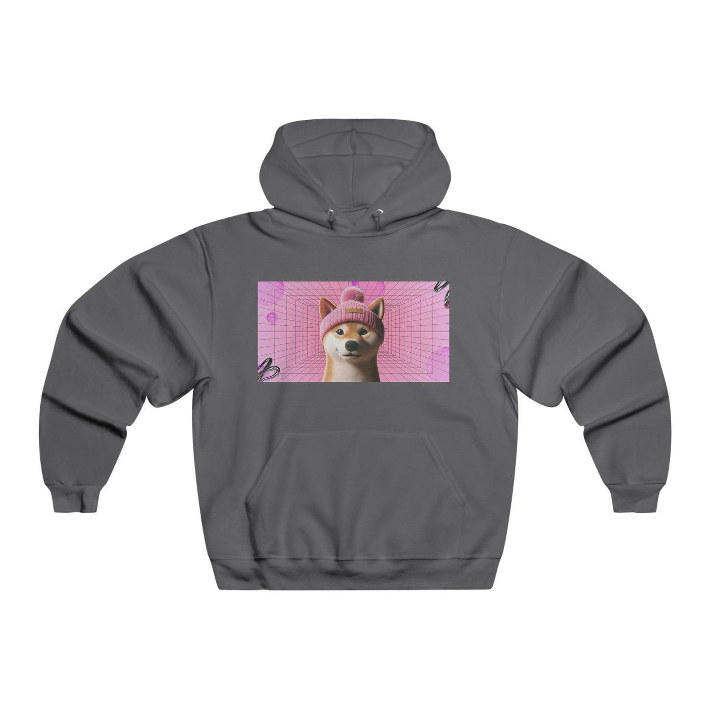 WIF Whimsical Hoodie, Cozy Animal Sweatshirt, Funny Graphic Pullover, Gift for Cat Lovers, Cute Pet Apparel