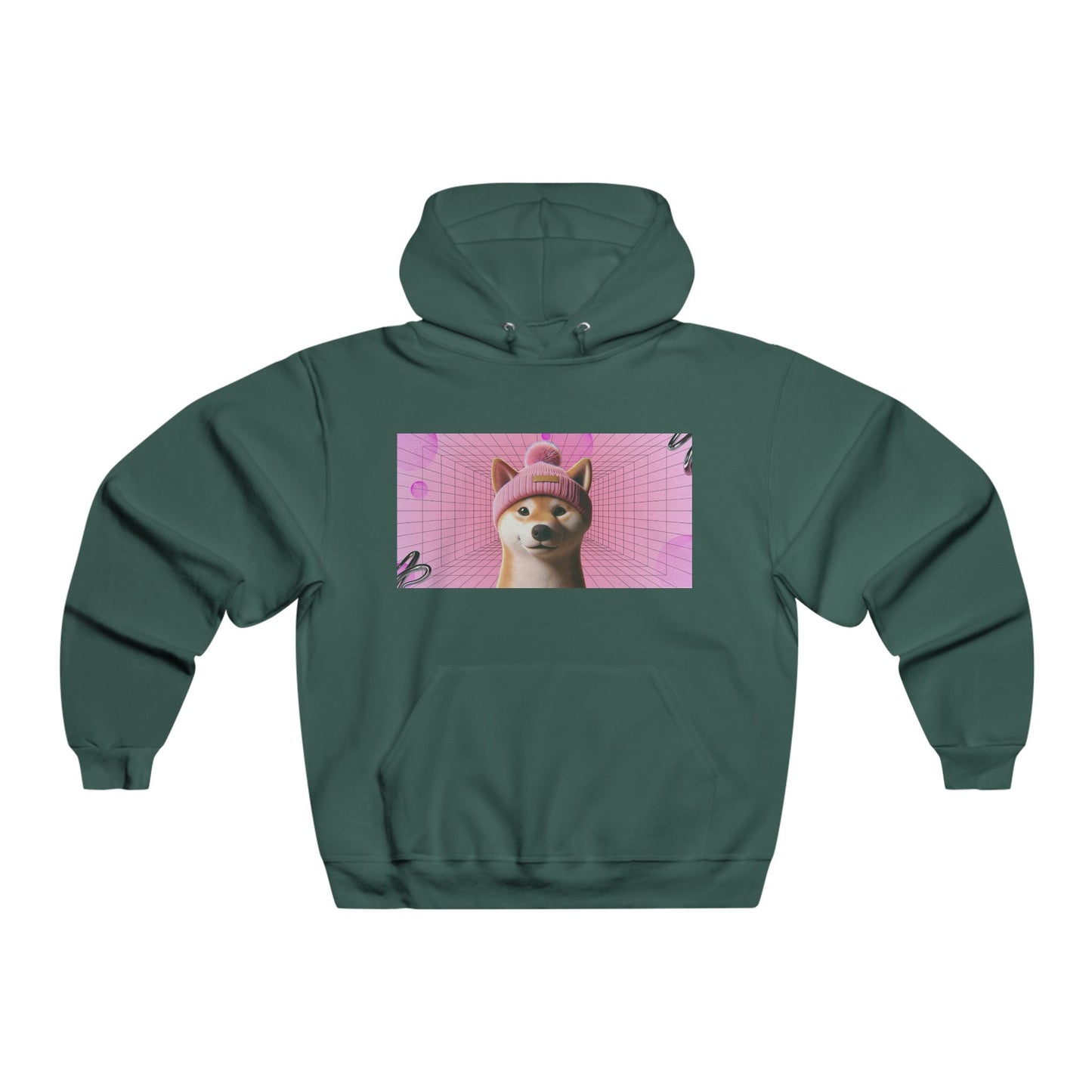 WIF Whimsical Hoodie, Cozy Animal Sweatshirt, Funny Graphic Pullover, Gift for Cat Lovers, Cute Pet Apparel