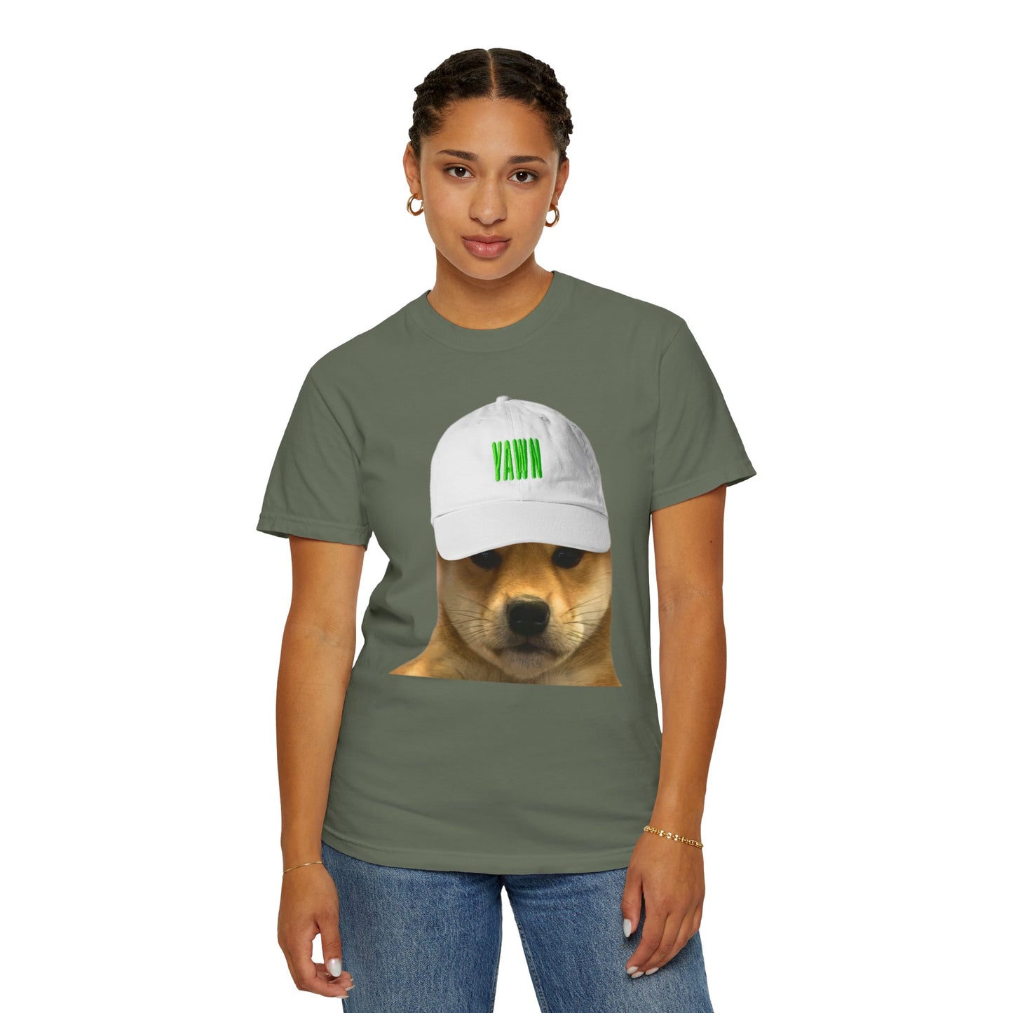 Unisex WIF Yawn T-Shirt | Funny Pet Lover Tee | Casual Wear | Gift for Dog Owners | Animal Humor Apparel | Quirky Fashion