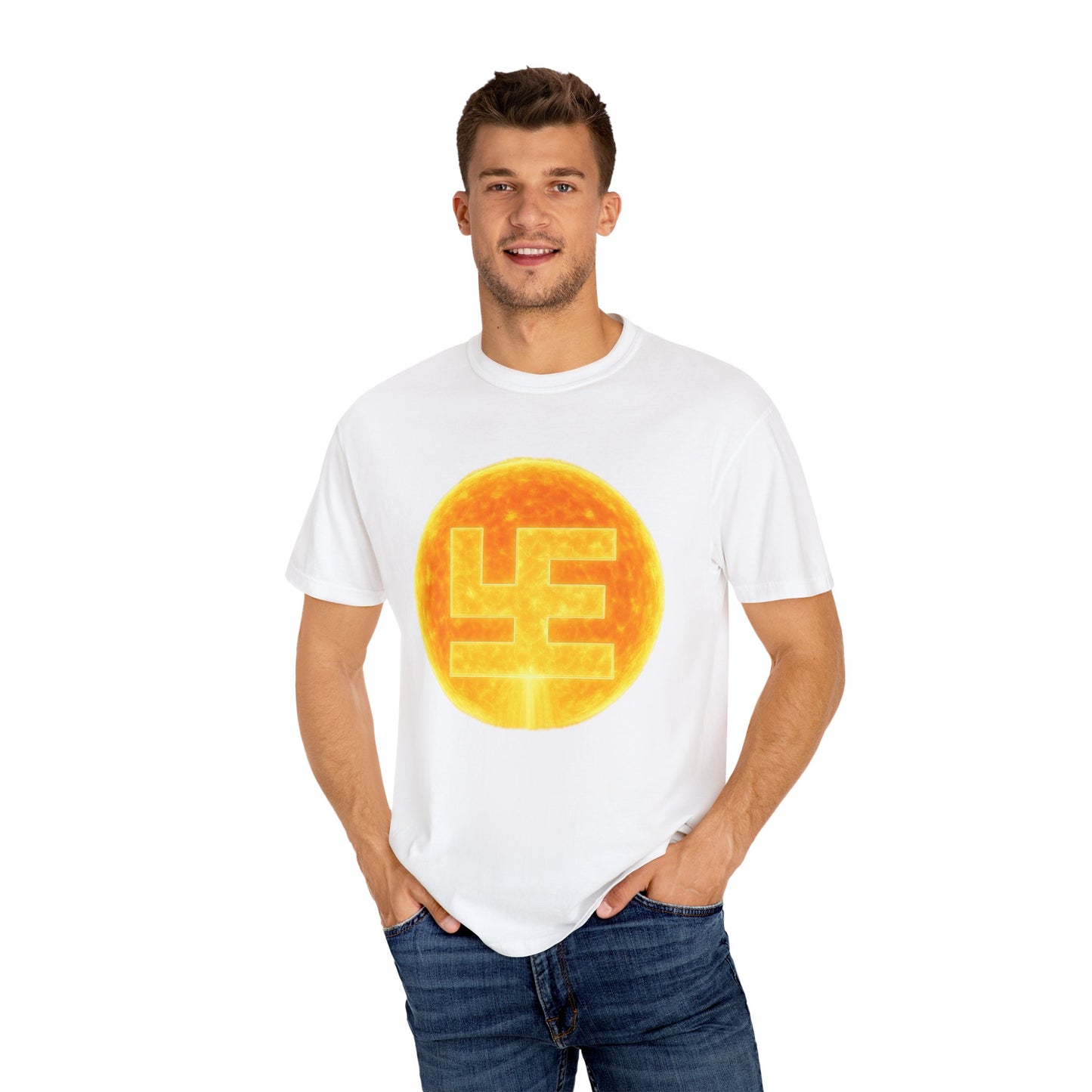Swasticoin Sunshine Graphic Unisex T-Shirt, Casual Wear, Graphic Tee, Summer Fashion, Birthday Gift, Street Style