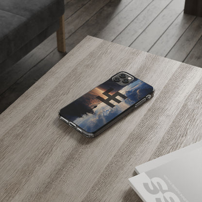 Swasticoin Nature-Themed Clear Phone Case, Unique Phone Cover with Scenic Design, Eco-Friendly Protection, Gift for Travelers, Custom Phone Accessory