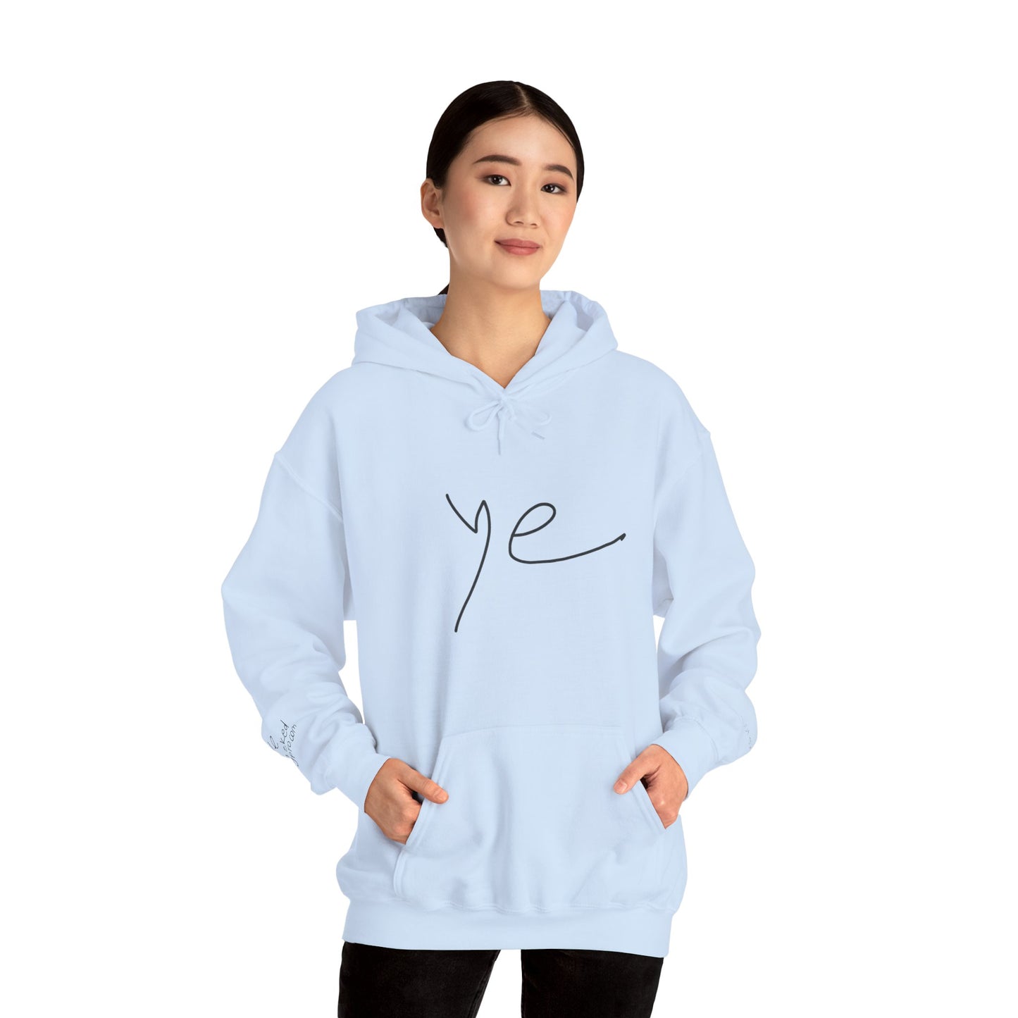 Ye 7BN Minimalist Unisex Hooded Sweatshirt, Casual Streetwear, Gift for Fans, Cozy Layering, Everyday Style, Unique Graphic Hoodie