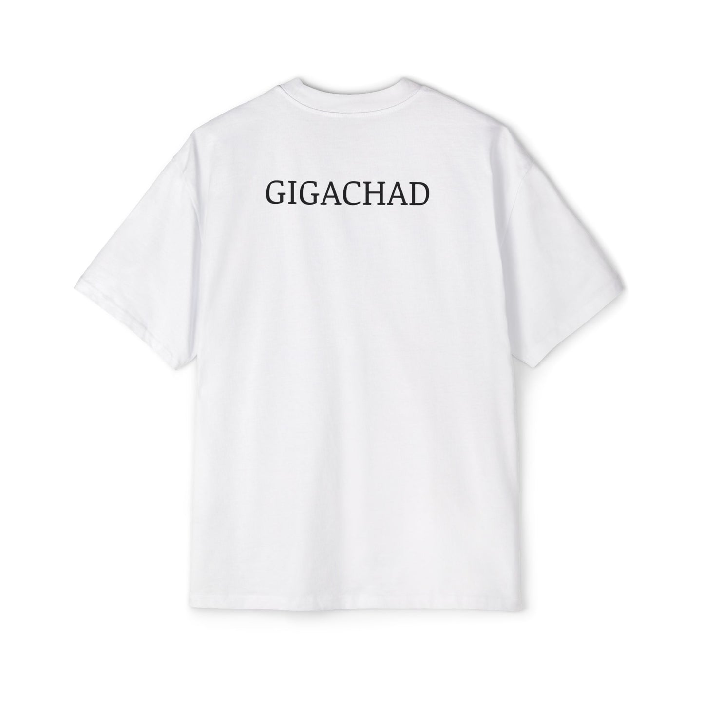 GIGA Men's Heavy Oversized Tee | Casual Streetwear Shirt, Graphic Tee, Gift for Him, Unisex Style, Trendy Apparel