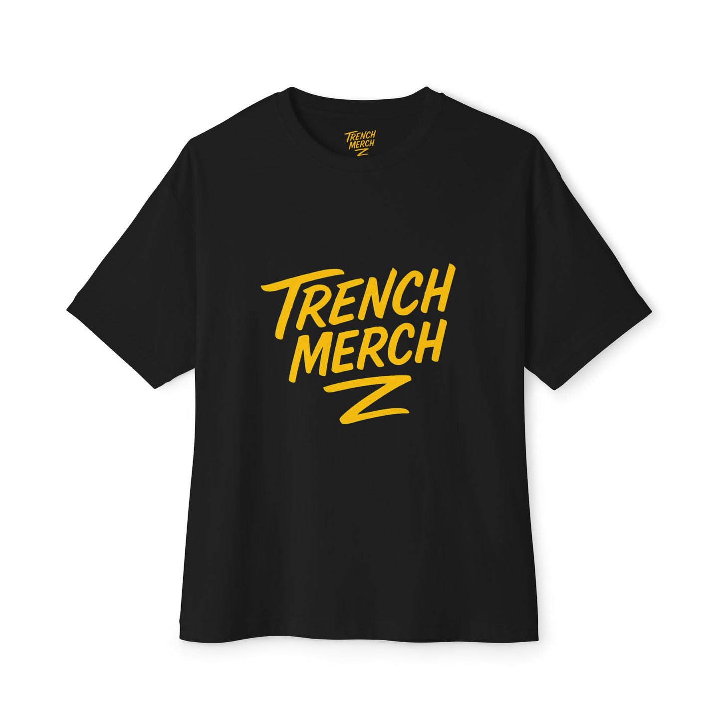 Trench Merch Unisex Oversized Boxy Tee | Casual Graphic T-Shirt for Everyday Style, Gifts for Friends, Summer Comfort, Streetwear Fashion