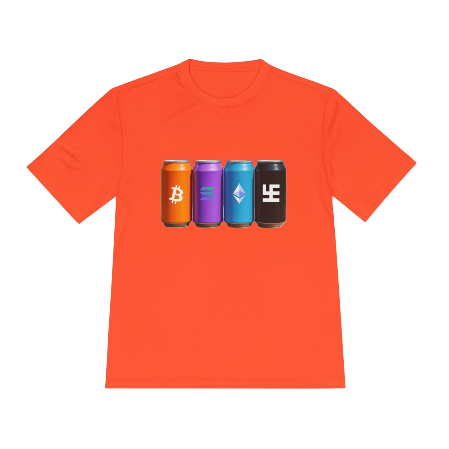 Swasticoin/Crypto Cans Unisex Moisture Wicking Tee, Perfect for Gamers, Crypto Enthusiasts, Gift for Tech Lovers, Casual Wear, Sports Shirt