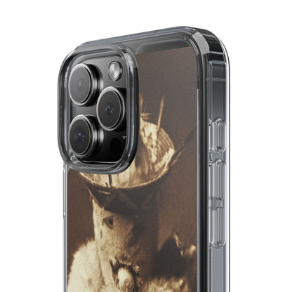 Yei Vintage Cat Photography Phone Case, Clear Cases, Unique Gift for Cat Lovers, Phone Accessory, Stylish Tech Gear, Animal Art