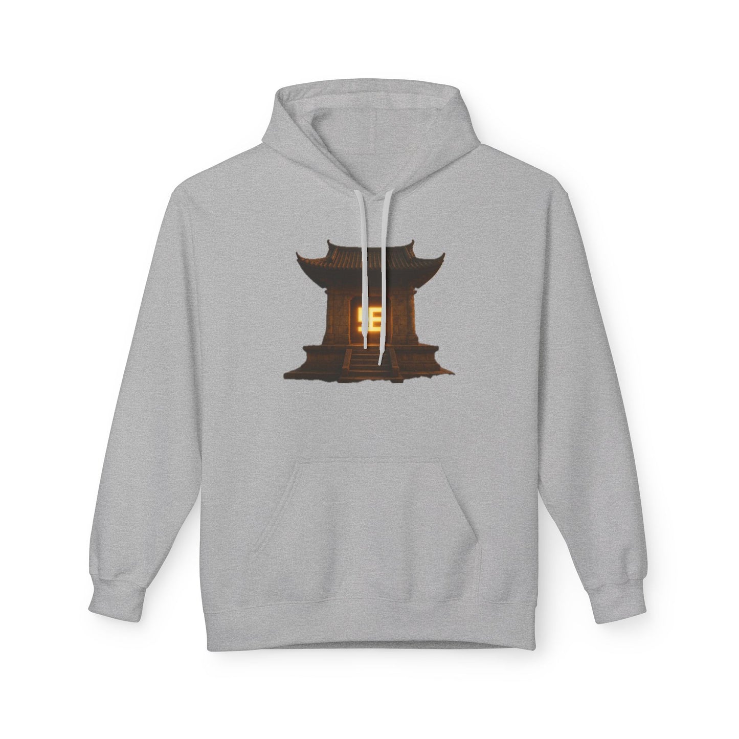 YZY Swasticoin Serene Lantern Hoodie, Cozy Fleece Hooded Sweatshirt, Gift for Nature Lovers, Casual Wear, Outdoor Adventures, Fall Fashion