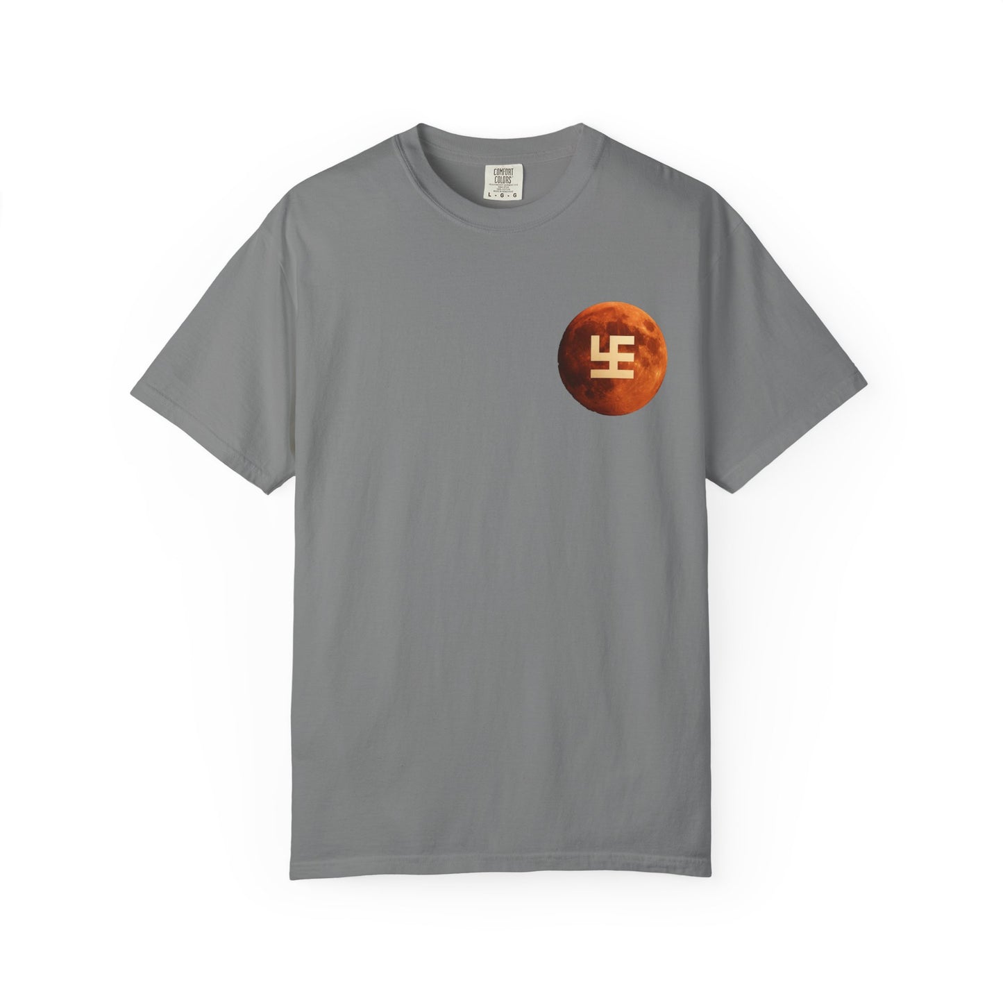 Swasticoin Cosmic Unisex T-Shirt with Moon Design, Perfect for Everyday Wear, Casual Outings, Gifts for Space Enthusiasts, and Eco-friendly Fashion