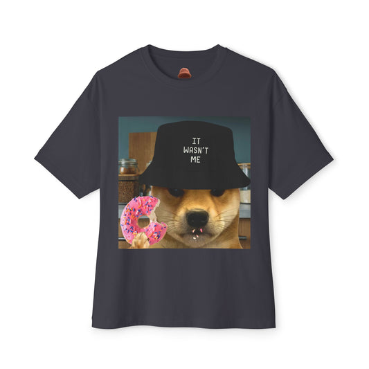 WIF Boxy Tee, Unisex Oversized T-Shirt, Gift for Dog Lovers, Cute Pet Apparel, Casual Everyday Wear, Funny Graphic Tee