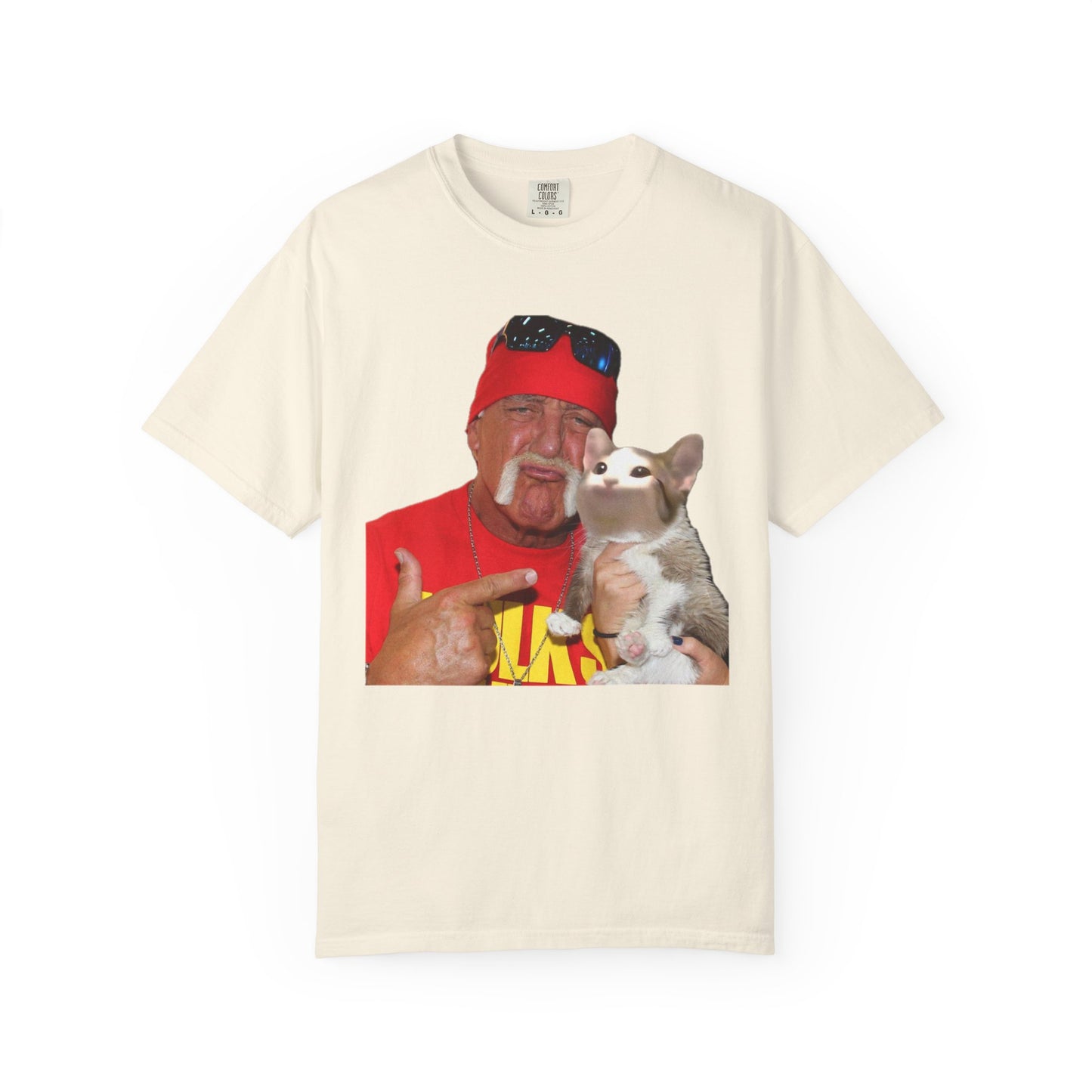 POPCAT Hilarious Unisex T-Shirt: Perfect for Dads, Pet Lovers, Gifts, Funny Apparel, Casual Wear, Cat Lovers