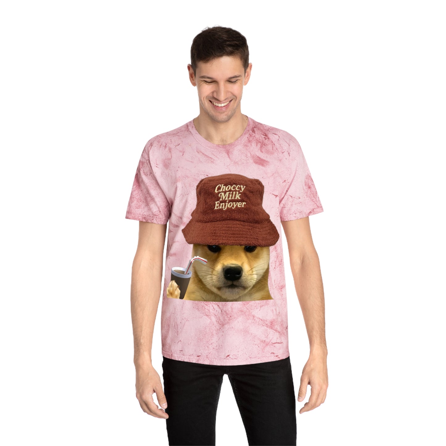 WIF Choccy Milk Enjoyer T-Shirt | Unisex Color Blast Tee | Fun Graphic Tee | Casual Wear | Gift for Dog Lovers | Summer Essentials