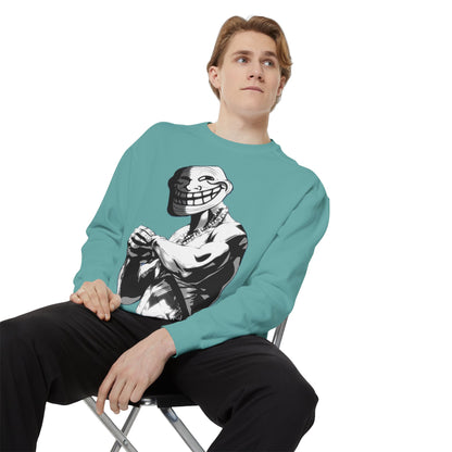 TROLL Stylish Unisex Sweatshirt with Playful Graphic, Trendy Streetwear, Cozy and Casual, Perfect Gift for Any Occasion, Unique Art Design