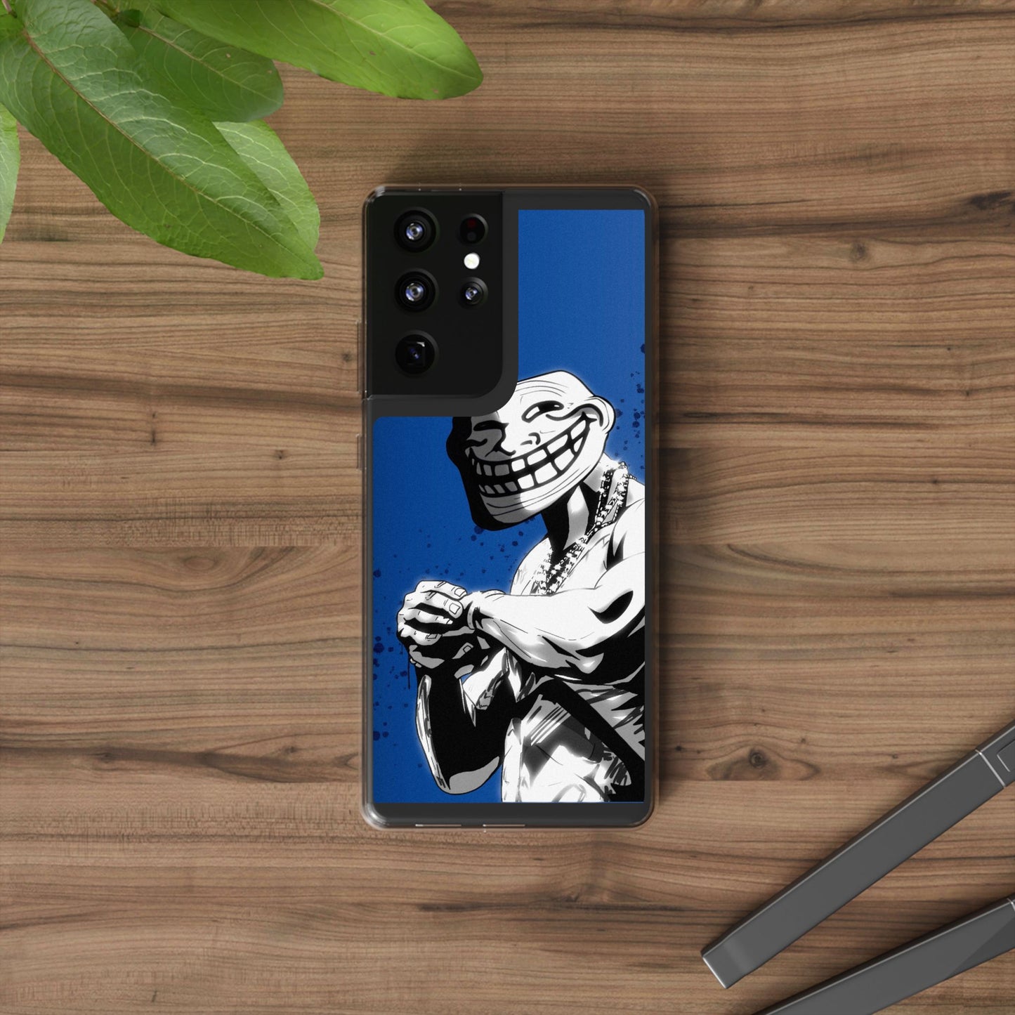 TROLL Clear Cases with Bold Graphic Design, Awesome Phone Accessories, Unique Gifts, Cartoon Phone Covers, Trendy Tech Gear